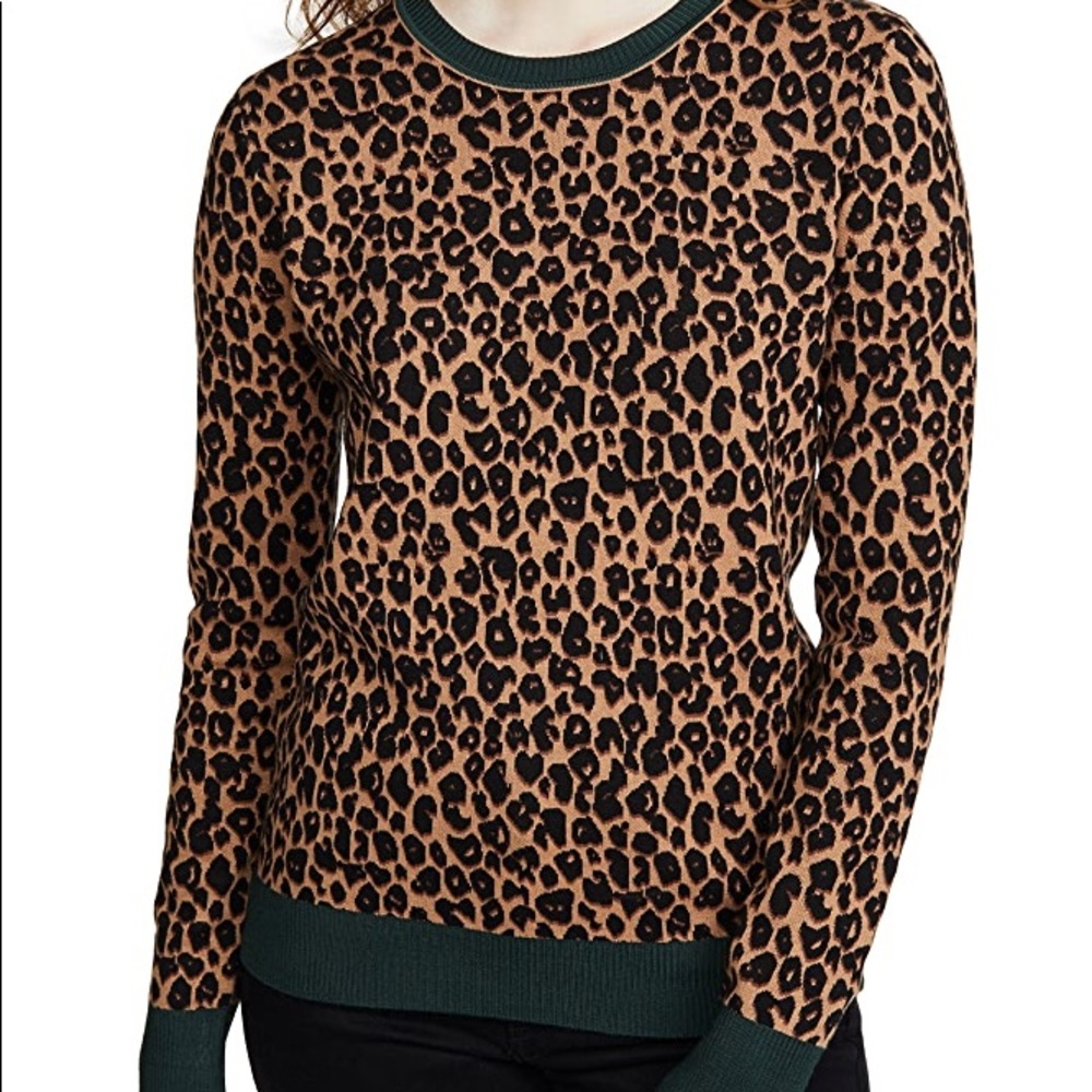 Scotch & Soda Cheetah Print Pullover Sweater